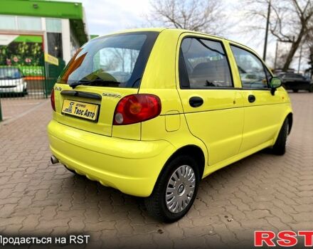 Жовтий Деу Матіз, об'ємом двигуна 8 л та пробігом 0 тис. км за 2700 $, фото 5 на Automoto.ua