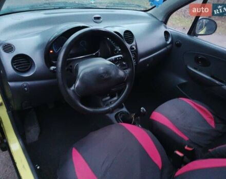 Жовтий Деу Матіз, об'ємом двигуна 0.8 л та пробігом 143 тис. км за 2300 $, фото 11 на Automoto.ua