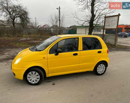 Жовтий Деу Матіз, об'ємом двигуна 0.8 л та пробігом 210 тис. км за 1650 $, фото 10 на Automoto.ua