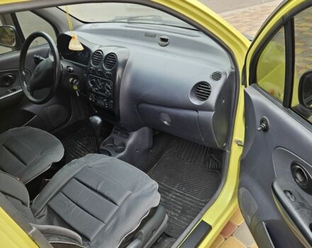 Желтый Дэу Матиз, объемом двигателя 0.8 л и пробегом 130 тыс. км за 2400 $, фото 8 на Automoto.ua