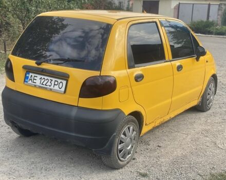 Жовтий Деу Матіз, об'ємом двигуна 0.8 л та пробігом 118 тис. км за 1250 $, фото 4 на Automoto.ua