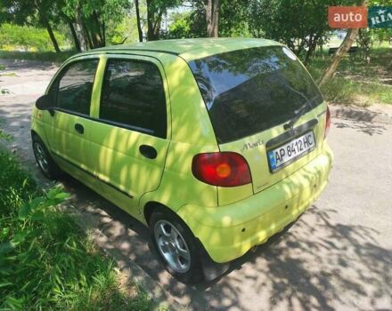 Желтый Дэу Матиз, объемом двигателя 0.8 л и пробегом 146 тыс. км за 2900 $, фото 9 на Automoto.ua