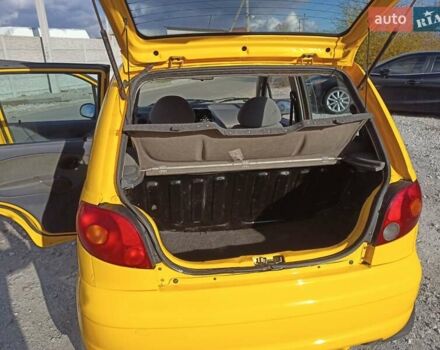 Жовтий Деу Матіз, об'ємом двигуна 1 л та пробігом 169 тис. км за 2300 $, фото 8 на Automoto.ua