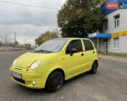 Желтый Дэу Матиз, объемом двигателя 0.8 л и пробегом 120 тыс. км за 2400 $, фото 2 на Automoto.ua
