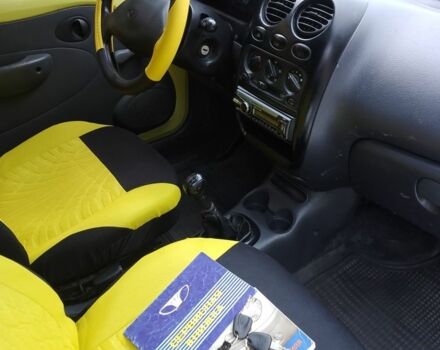 Желтый Дэу Матиз, объемом двигателя 0.8 л и пробегом 120 тыс. км за 2018 $, фото 5 на Automoto.ua