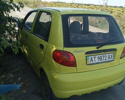 Желтый Дэу Матиз, объемом двигателя 0.8 л и пробегом 150 тыс. км за 2400 $, фото 2 на Automoto.ua