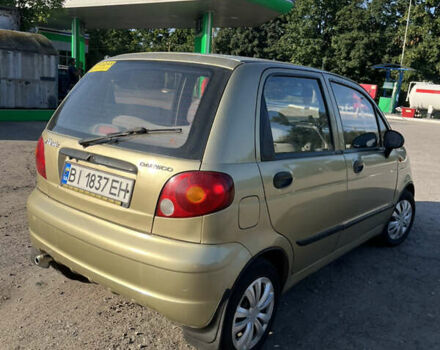 Желтый Дэу Матиз, объемом двигателя 0.8 л и пробегом 95 тыс. км за 2750 $, фото 4 на Automoto.ua