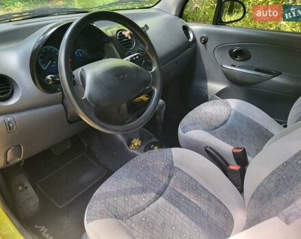 Жовтий Деу Матіз, об'ємом двигуна 0.8 л та пробігом 94 тис. км за 2200 $, фото 5 на Automoto.ua