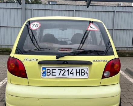 Жовтий Деу Матіз, об'ємом двигуна 0.8 л та пробігом 150 тис. км за 2400 $, фото 7 на Automoto.ua