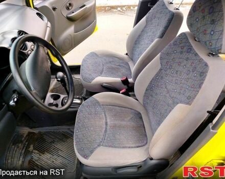 Желтый Дэу Матиз, объемом двигателя 0.8 л и пробегом 90 тыс. км за 3200 $, фото 10 на Automoto.ua