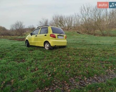 Жовтий Деу Матіз, об'ємом двигуна 0.8 л та пробігом 195 тис. км за 2850 $, фото 1 на Automoto.ua