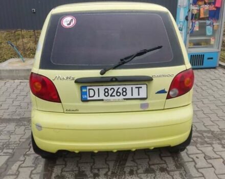 Желтый Дэу Матиз, объемом двигателя 0.8 л и пробегом 86 тыс. км за 2000 $, фото 2 на Automoto.ua