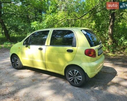 Жовтий Деу Матіз, об'ємом двигуна 0.8 л та пробігом 93 тис. км за 3000 $, фото 7 на Automoto.ua
