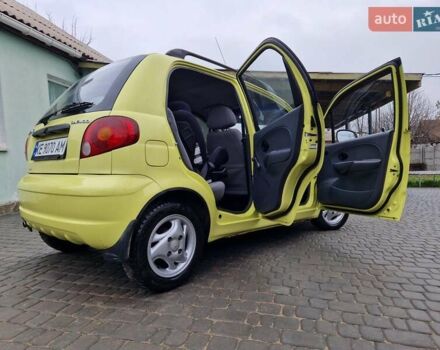 Желтый Дэу Матиз, объемом двигателя 0.8 л и пробегом 138 тыс. км за 3500 $, фото 16 на Automoto.ua