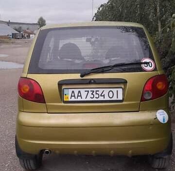 Дэу Матиз 2008 в Днепре (Днепропетровске) на Automoto.ua Желтый Дэу Матиз, объемом двигателя 0.8 л и пробегом 102 тыс. км за 2900 $, фото 7 на Automoto.ua