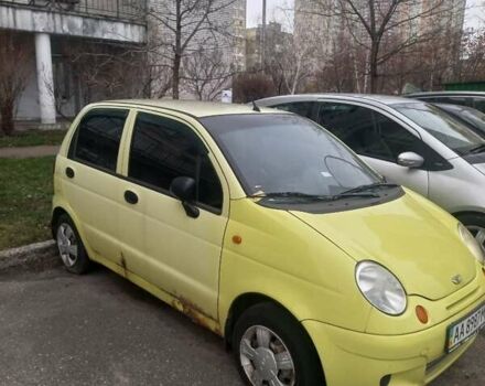 Жовтий Деу Матіз, об'ємом двигуна 0.8 л та пробігом 200 тис. км за 1500 $, фото 1 на Automoto.ua