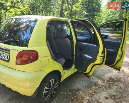 Жовтий Деу Матіз, об'ємом двигуна 0.8 л та пробігом 94 тис. км за 2200 $, фото 7 на Automoto.ua