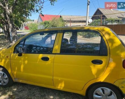 Жовтий Деу Матіз, об'ємом двигуна 0.8 л та пробігом 300 тис. км за 1800 $, фото 3 на Automoto.ua