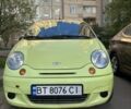 Желтый Дэу Матиз, объемом двигателя 0.8 л и пробегом 127 тыс. км за 1500 $, фото 1 на Automoto.ua