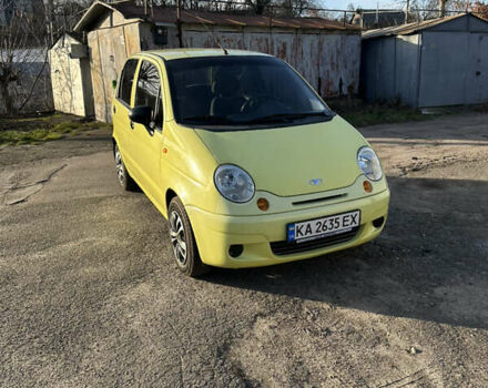 Жовтий Деу Матіз, об'ємом двигуна 0.8 л та пробігом 94 тис. км за 2550 $, фото 1 на Automoto.ua