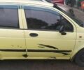 Желтый Дэу Матиз, объемом двигателя 0.8 л и пробегом 136 тыс. км за 1900 $, фото 3 на Automoto.ua