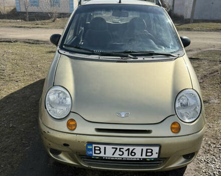 Жовтий Деу Матіз, об'ємом двигуна 0.8 л та пробігом 92 тис. км за 3000 $, фото 1 на Automoto.ua