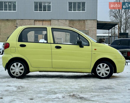 Жовтий Деу Матіз, об'ємом двигуна 0.8 л та пробігом 105 тис. км за 3400 $, фото 5 на Automoto.ua