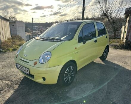 Желтый Дэу Матиз, объемом двигателя 0.8 л и пробегом 94 тыс. км за 2600 $, фото 2 на Automoto.ua