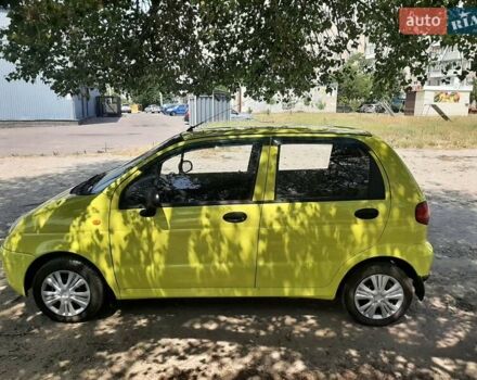 Желтый Дэу Матиз, объемом двигателя 0.8 л и пробегом 63 тыс. км за 2200 $, фото 8 на Automoto.ua