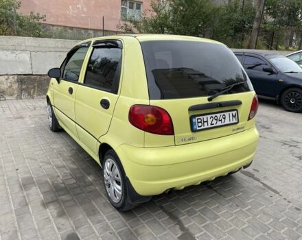 Желтый Дэу Матиз, объемом двигателя 0.8 л и пробегом 107 тыс. км за 3000 $, фото 5 на Automoto.ua