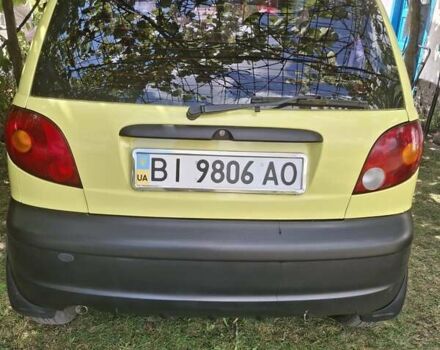 Жовтий Деу Матіз, об'ємом двигуна 0.8 л та пробігом 20 тис. км за 3600 $, фото 3 на Automoto.ua