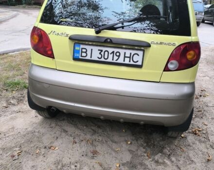 Жовтий Деу Матіз, об'ємом двигуна 1 л та пробігом 116 тис. км за 2100 $, фото 2 на Automoto.ua