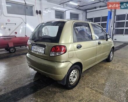 Желтый Дэу Матиз, объемом двигателя 0.8 л и пробегом 127 тыс. км за 1700 $, фото 5 на Automoto.ua