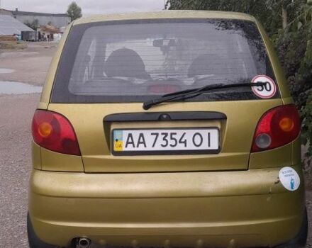 Жовтий Деу Матіз, об'ємом двигуна 0.8 л та пробігом 105 тис. км за 2900 $, фото 6 на Automoto.ua