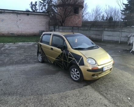 Желтый Дэу Матиз, объемом двигателя 0.8 л и пробегом 200 тыс. км за 1585 $, фото 1 на Automoto.ua