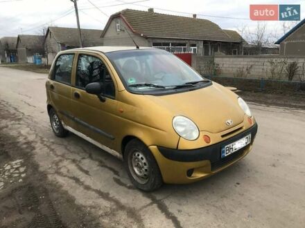 Дэу Матиз 2003 в Татарбунары на Automoto.ua Желтый Дэу Матиз, объемом двигателя 1 л и пробегом 213 тыс. км за 1500 $, фото 1 на Automoto.ua