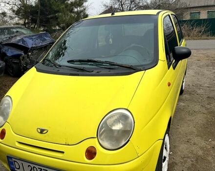 Жовтий Деу Матіз, об'ємом двигуна 0.8 л та пробігом 180 тис. км за 1750 $, фото 1 на Automoto.ua