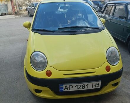 Желтый Дэу Матиз, объемом двигателя 0.8 л и пробегом 152 тыс. км за 1300 $, фото 1 на Automoto.ua