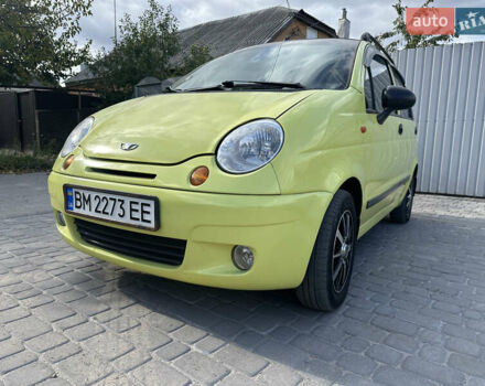 Желтый Дэу Матиз, объемом двигателя 0.8 л и пробегом 145 тыс. км за 3150 $, фото 1 на Automoto.ua
