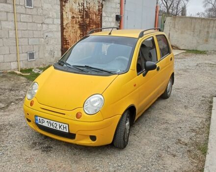 Желтый Дэу Матиз, объемом двигателя 0.8 л и пробегом 120 тыс. км за 2100 $, фото 1 на Automoto.ua