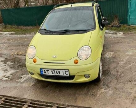 Желтый Дэу Матиз, объемом двигателя 0.8 л и пробегом 55 тыс. км за 2500 $, фото 1 на Automoto.ua