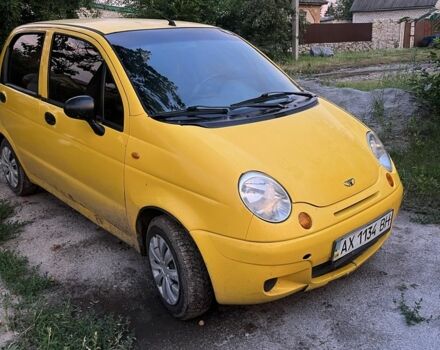 Желтый Дэу Матиз, объемом двигателя 8 л и пробегом 120 тыс. км за 1500 $, фото 1 на Automoto.ua