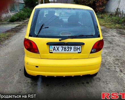 Жовтий Деу Матіз, об'ємом двигуна 0.8 л та пробігом 130 тис. км за 1400 $, фото 1 на Automoto.ua