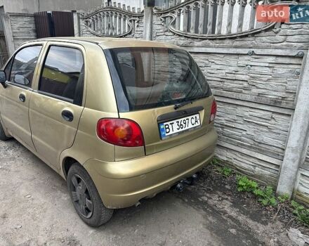 Желтый Дэу Матиз, объемом двигателя 0.8 л и пробегом 185 тыс. км за 1600 $, фото 1 на Automoto.ua
