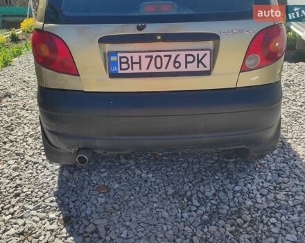 Желтый Дэу Матиз, объемом двигателя 0.8 л и пробегом 126 тыс. км за 1500 $, фото 1 на Automoto.ua