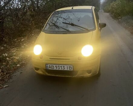 Жовтий Деу Матіз, об'ємом двигуна 0.8 л та пробігом 198 тис. км за 600 $, фото 1 на Automoto.ua