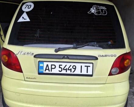 Желтый Дэу Матиз, объемом двигателя 0.8 л и пробегом 90 тыс. км за 3200 $, фото 1 на Automoto.ua