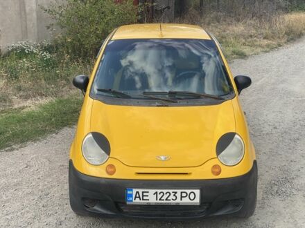 Желтый Дэу Матиз, объемом двигателя 0.8 л и пробегом 118 тыс. км за 1350 $, фото 1 на Automoto.ua