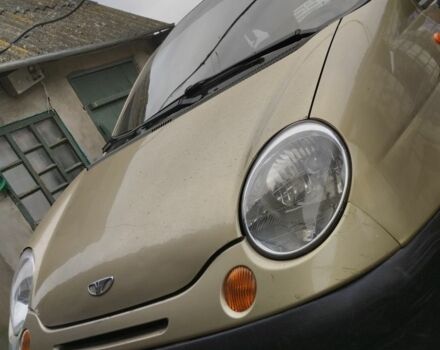 Желтый Дэу Матиз, объемом двигателя 0.8 л и пробегом 60 тыс. км за 3000 $, фото 1 на Automoto.ua