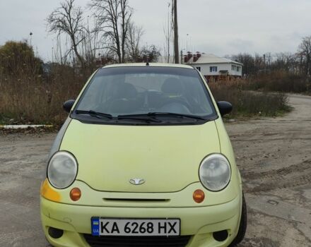 Желтый Дэу Матиз, объемом двигателя 0.8 л и пробегом 50 тыс. км за 2600 $, фото 1 на Automoto.ua